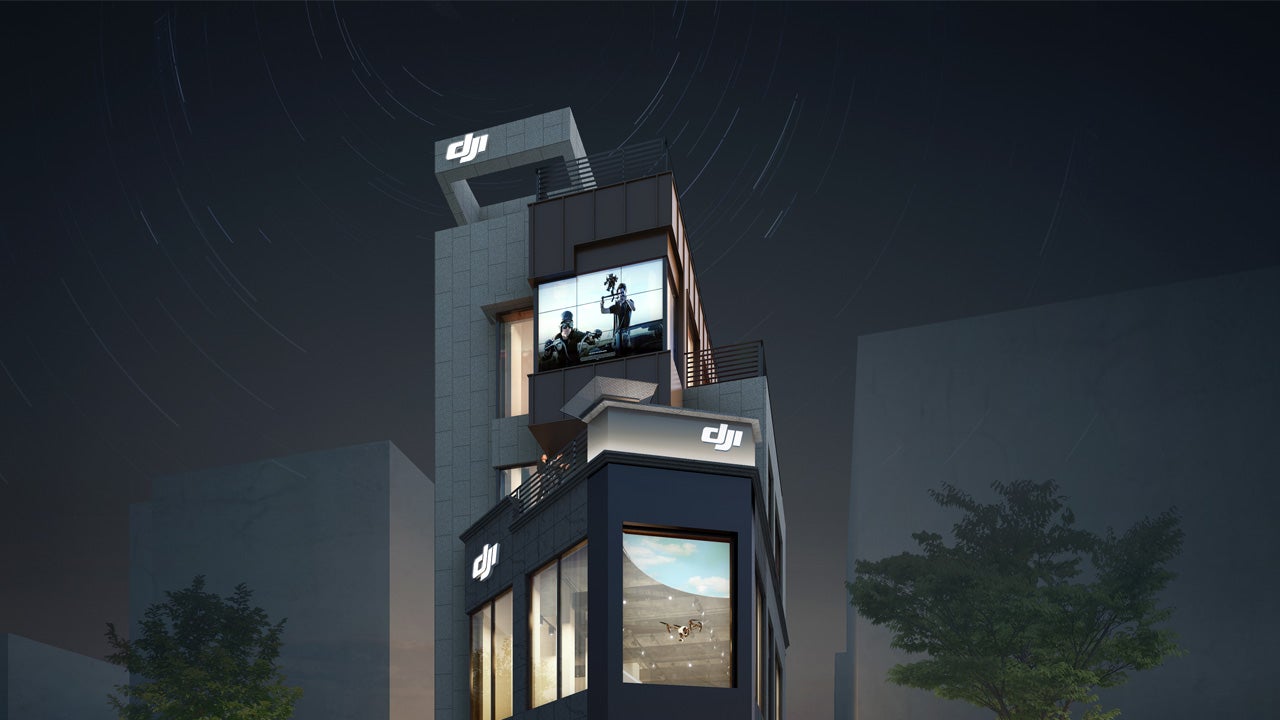 architecture dji retail store Drone Giant DJI Opens Flagship Store In South Korea Fast Company