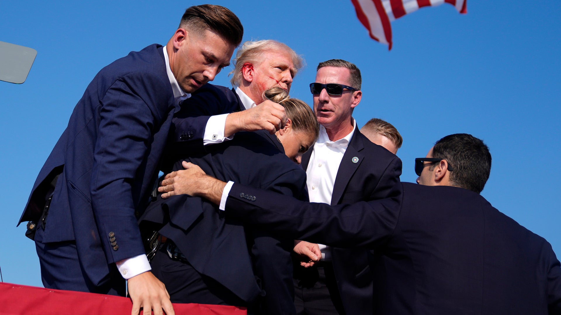 Trump says he was shot in the ear at campaign rally; shooter and at ...