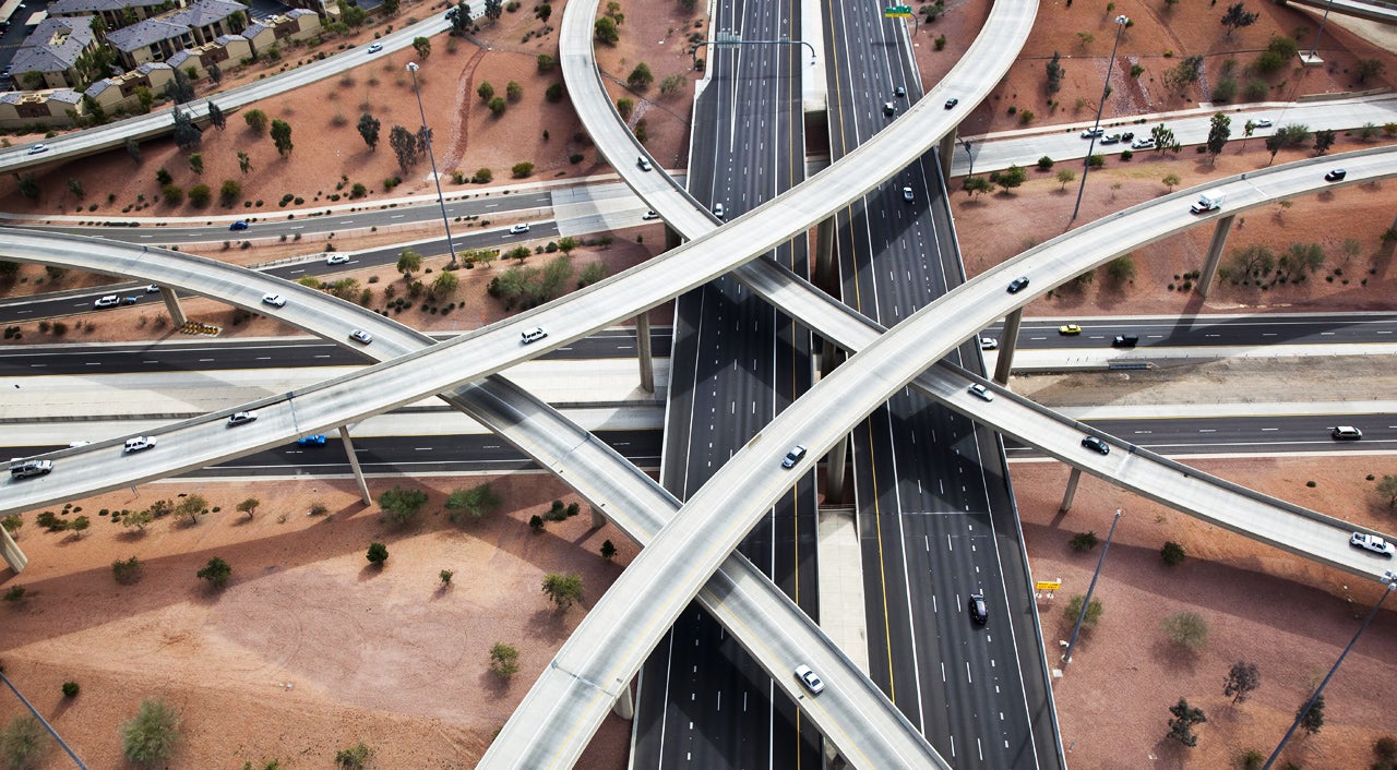 Ingenious Infographic: U.S. Highways, Mapped Like A Subway System