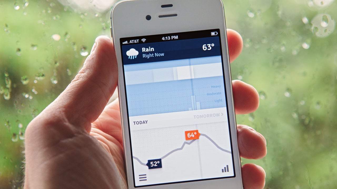Weather Raining Iphone This iPhone App Reports The Weather As A Daily Infographic - Fast Company