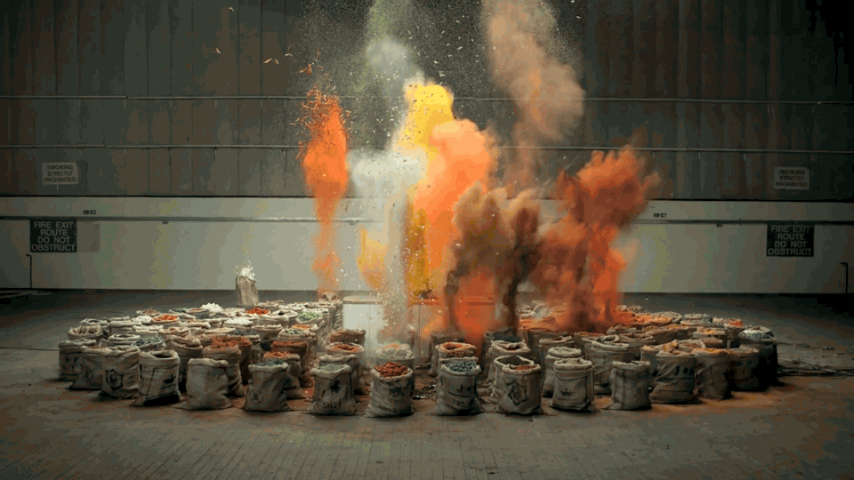 Exploding Bag Gif Watching These Spice Bags Explode Is The Most Satisfying Thing You'll ...