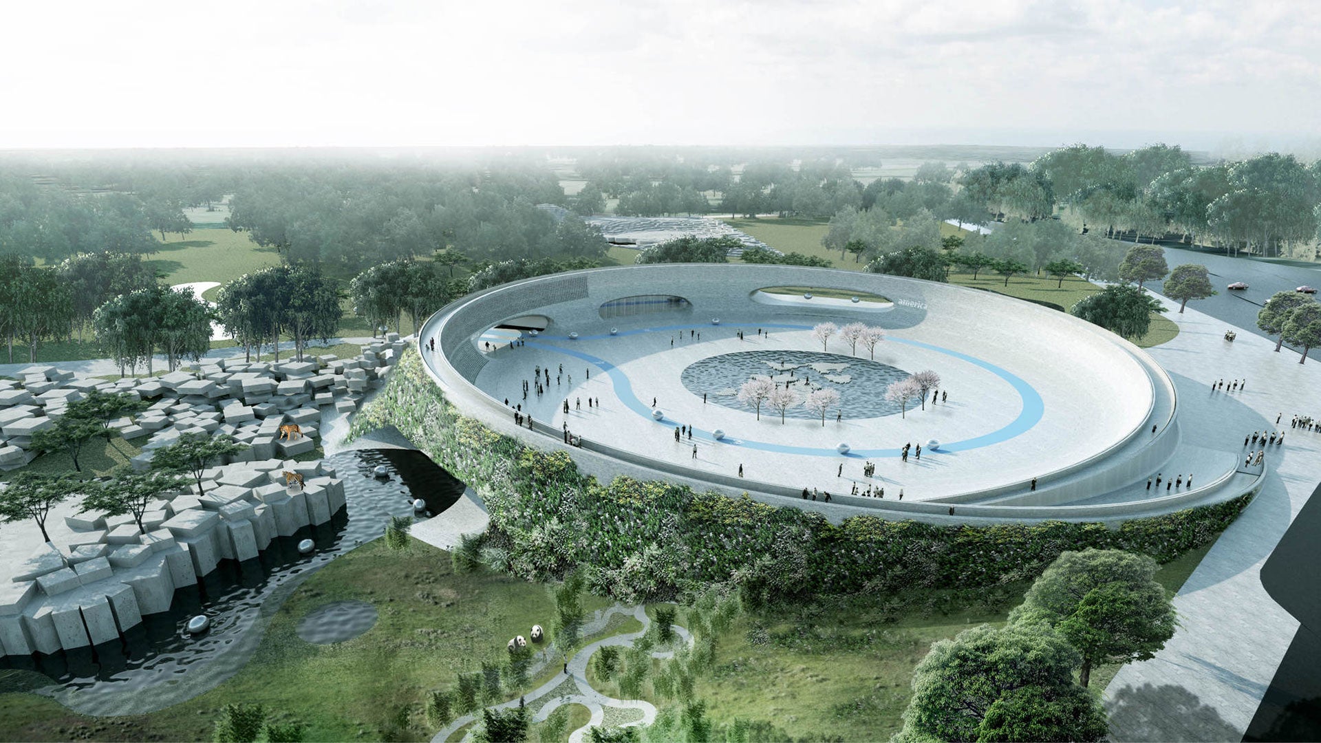 With BIG's New Zoo, The People Are Caged While The Animals Roam