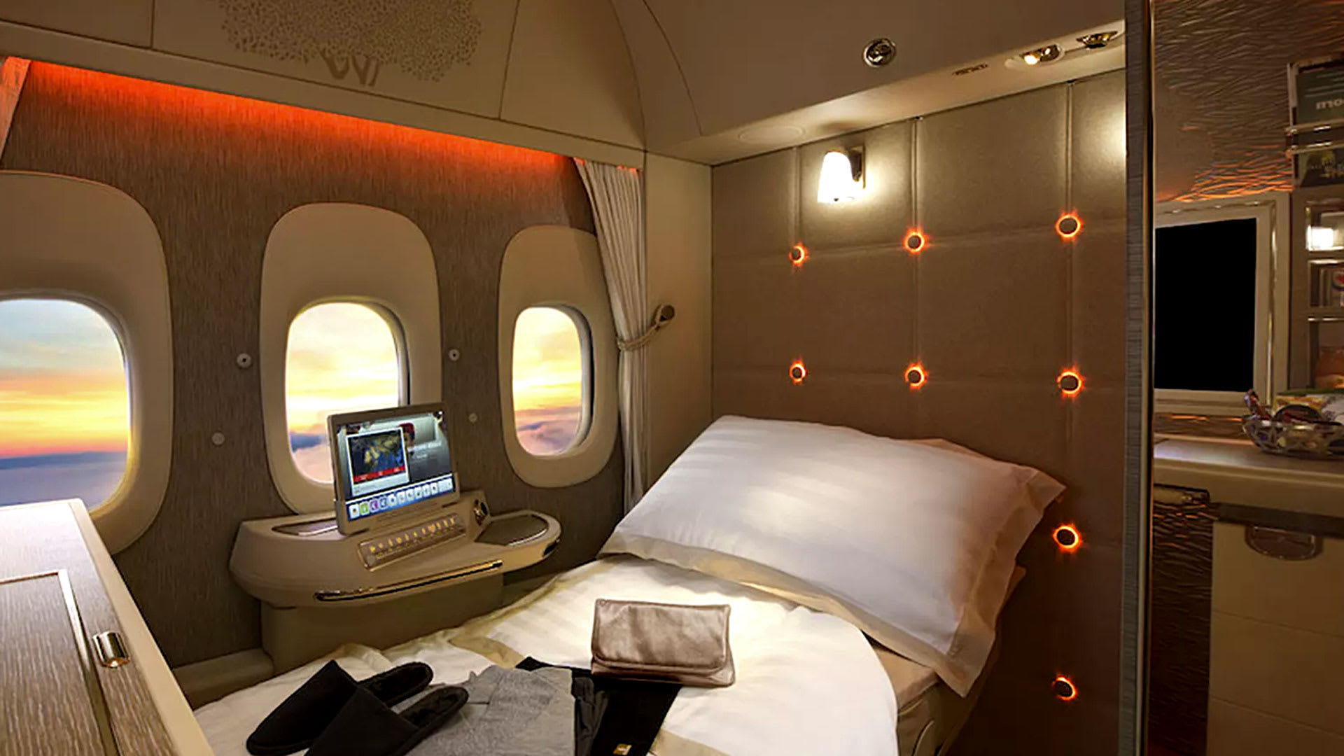 Emirates has a new plane with virtual windows and