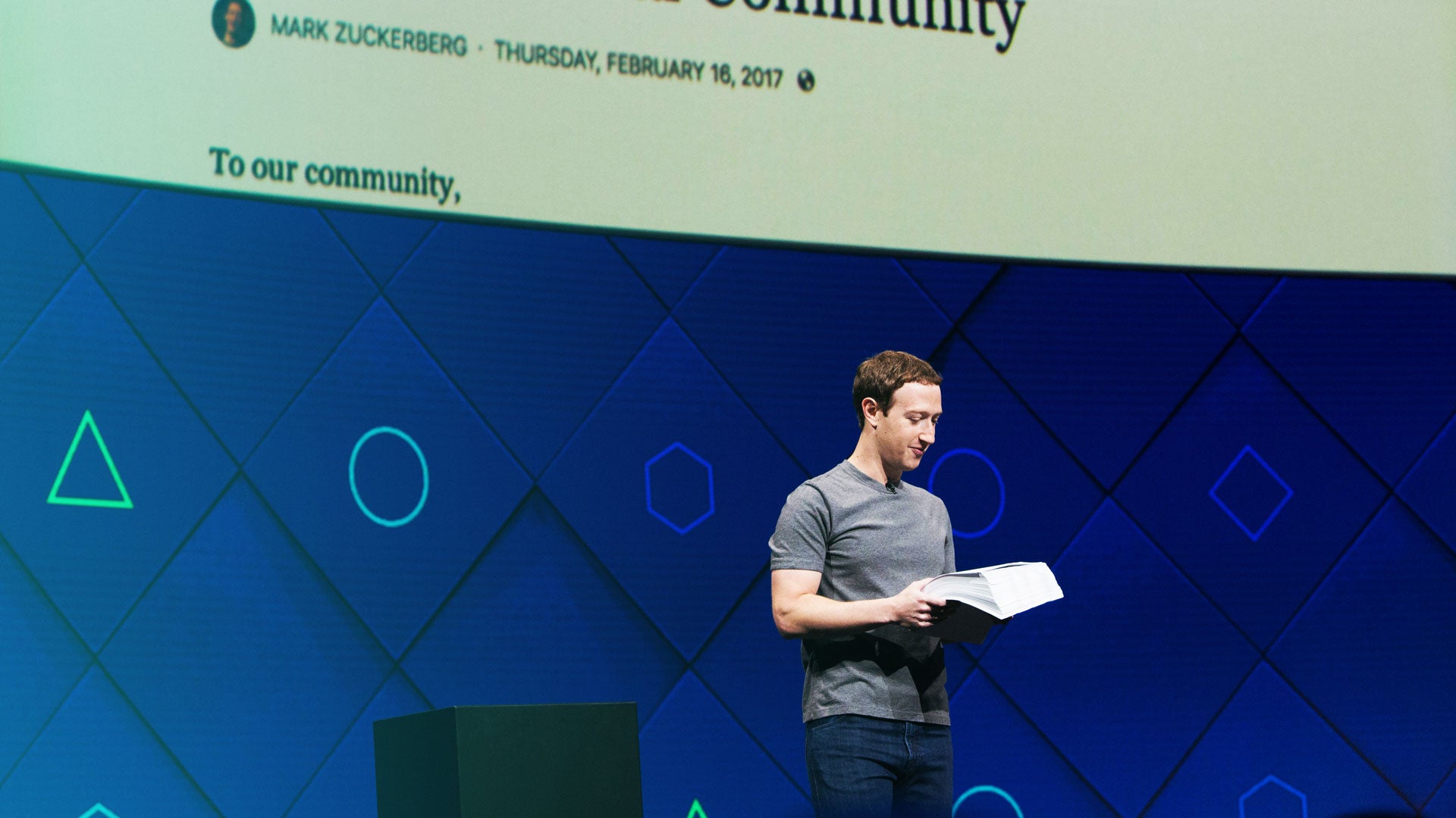 Facebook Conference Here's How Facebook Can Regain Trust At Its F8 Conference - Fast Company