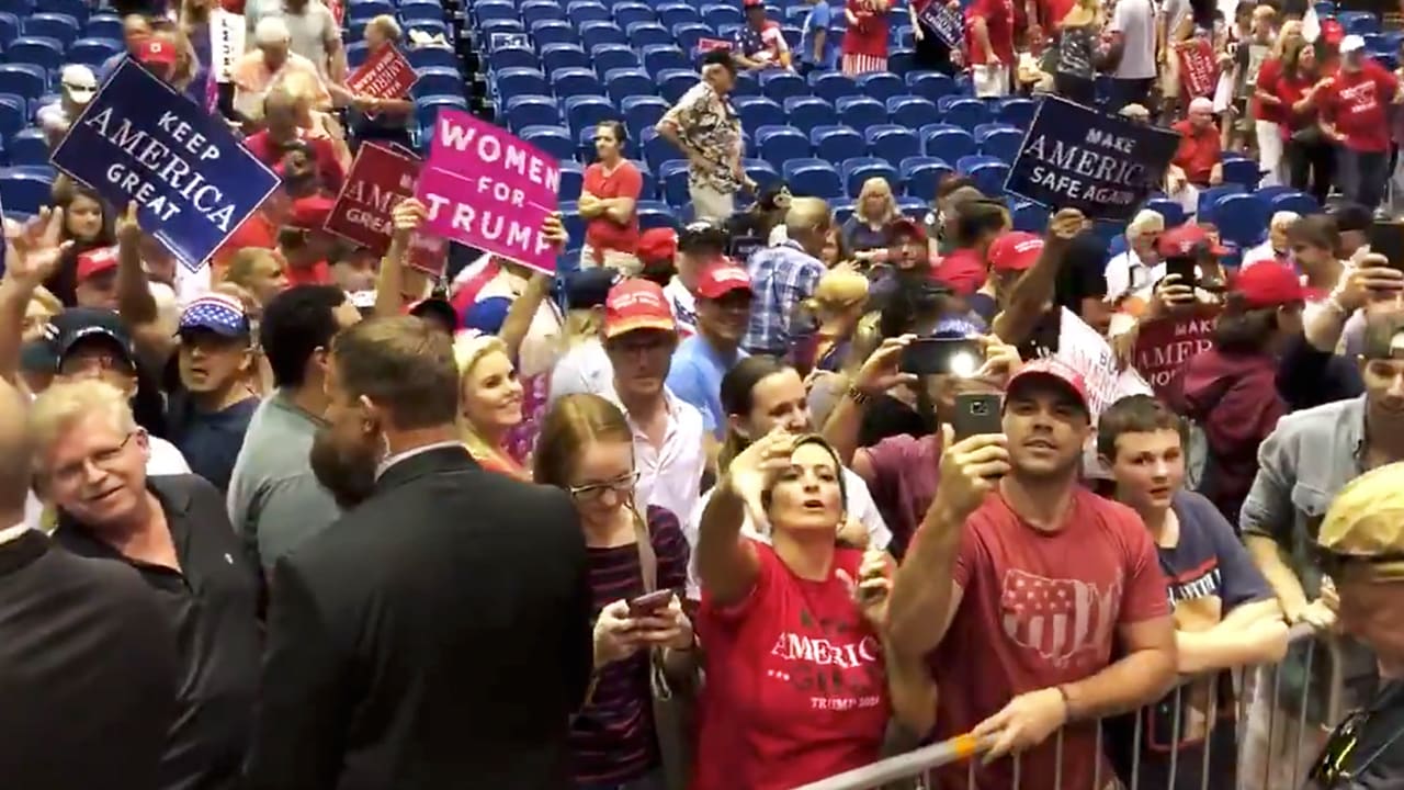 Trump rally-goers screaming at a CNN reporter will ruin your morning ...