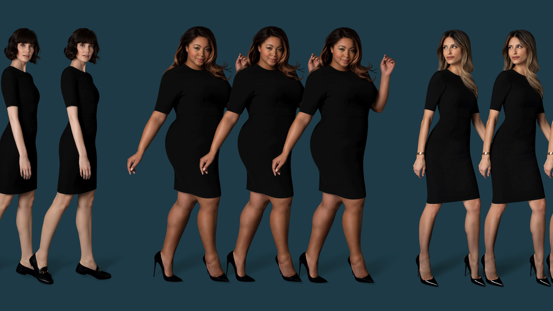 Seduce little black dress Perfect Fit Collection