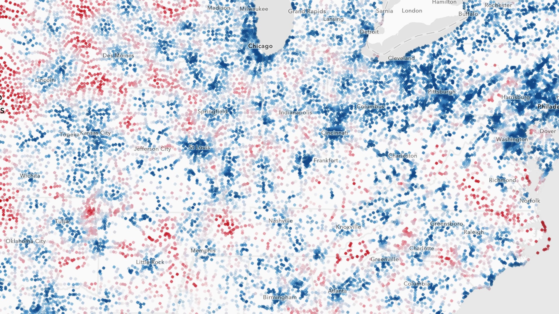 This veteran population map shows VA healthcare access is wildly ...