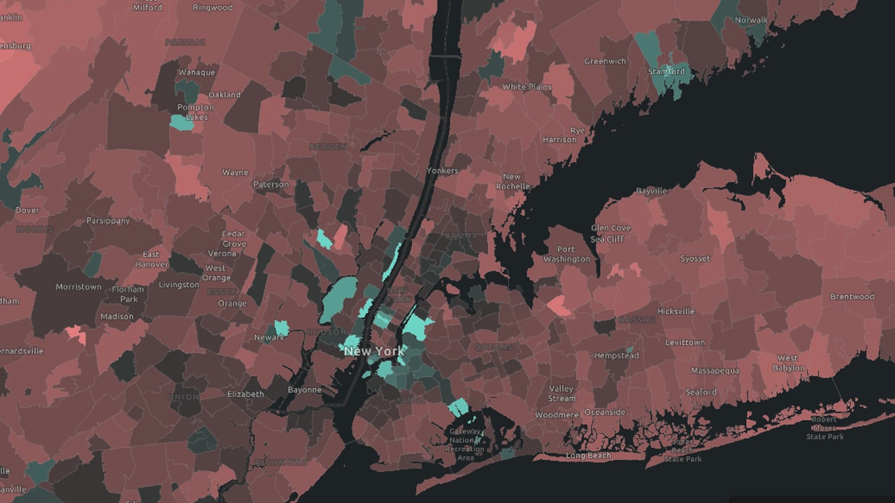 This Map Stunningly Visualizes A Decade Of Us Population Growth From 2010 2019 Fast Company 1256