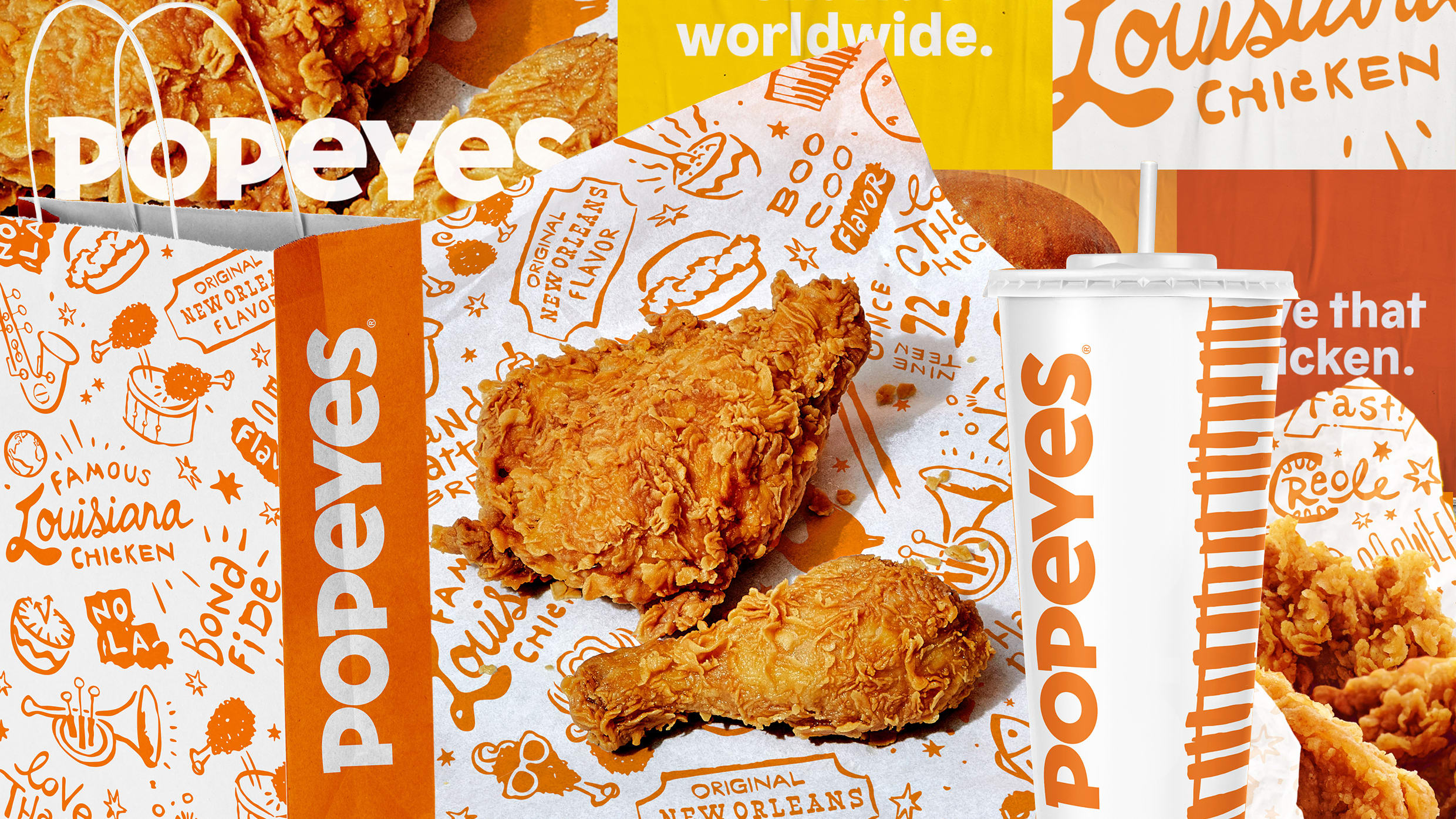 Popeyes ditches its goofy branding for a buttoned-up new look - Fast ...