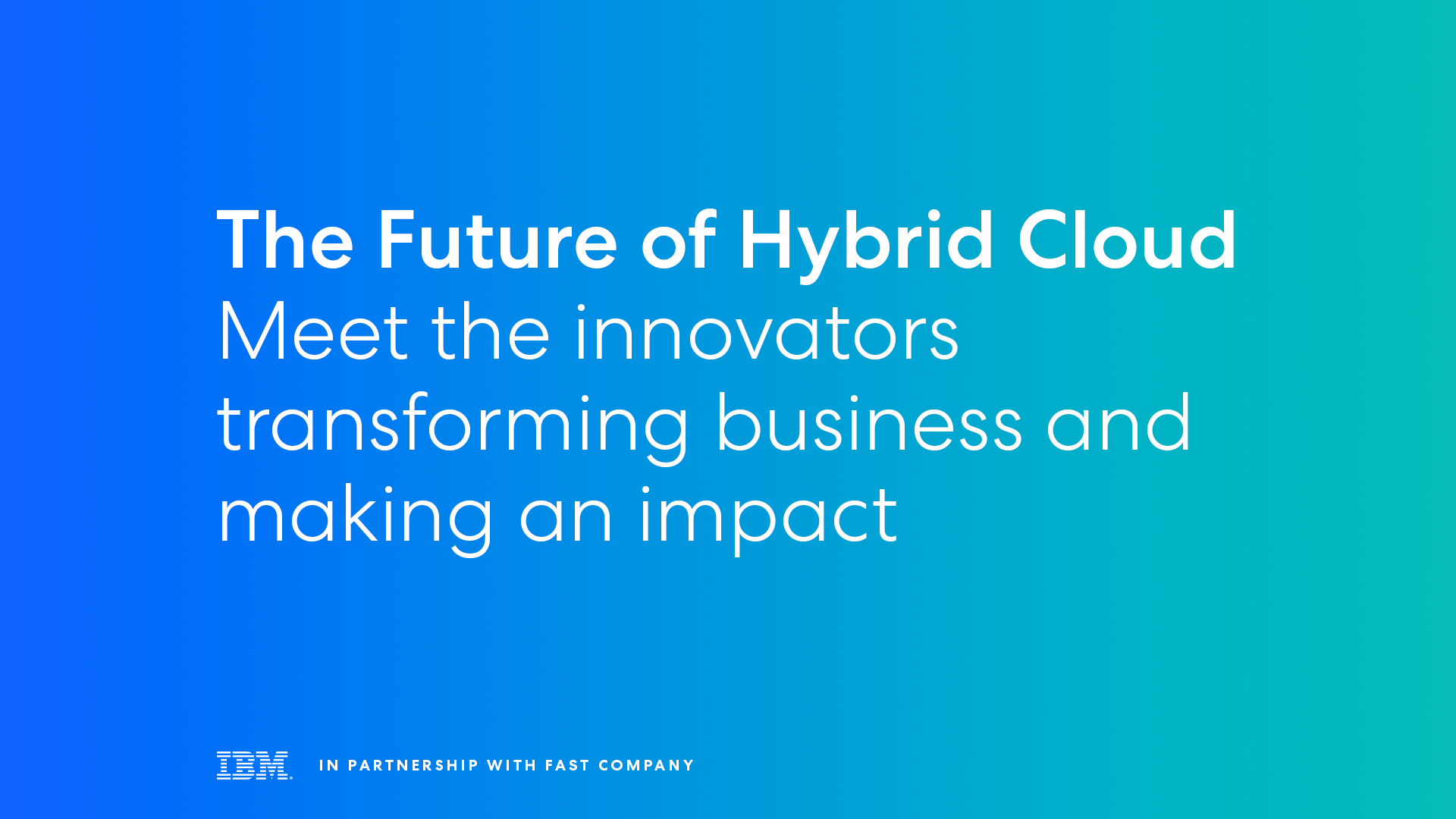 The future of hybrid cloud: A virtual leadership summit [Free Download ...