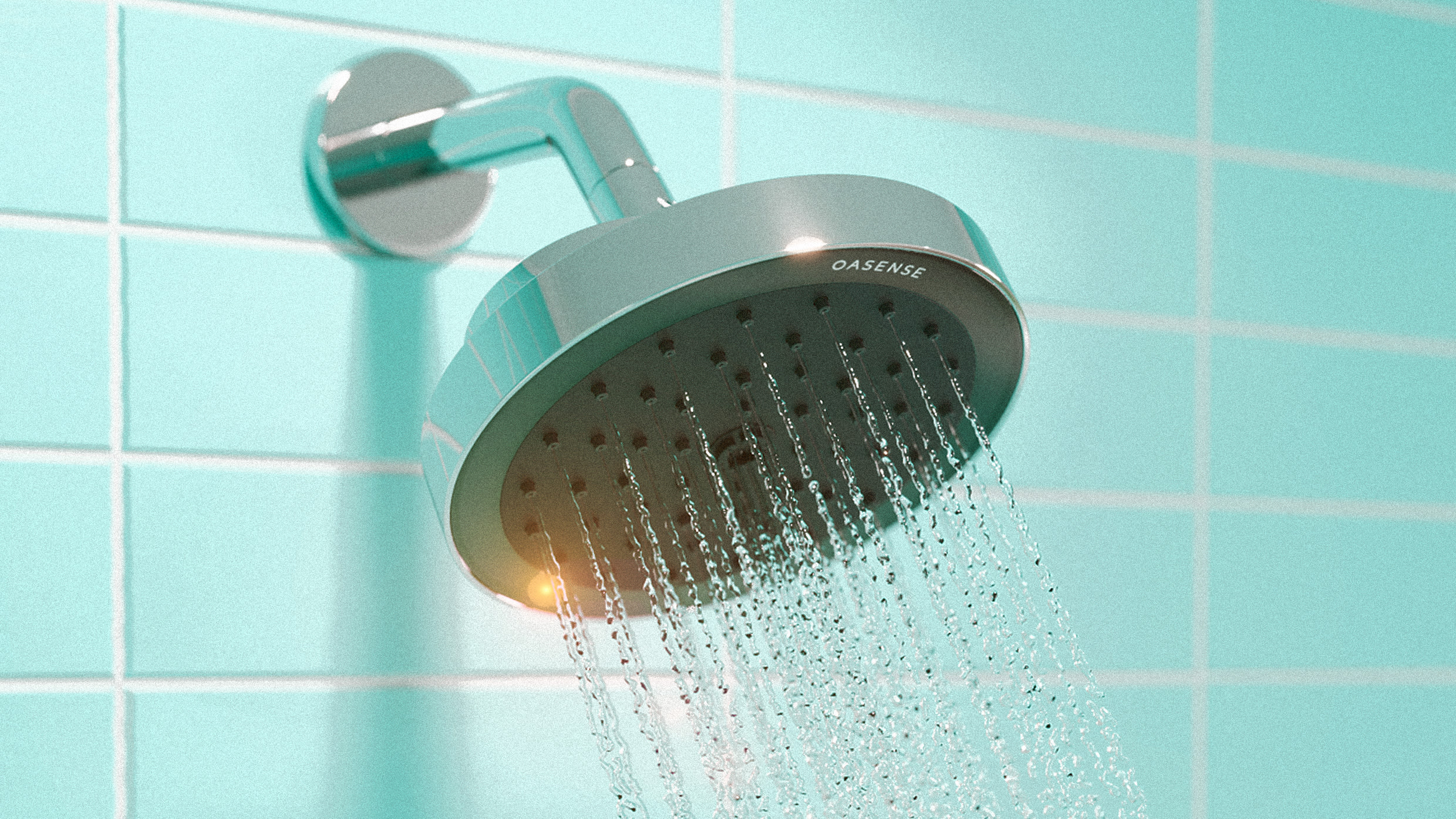 This watersaving showerhead is only lowflow when you're not under it