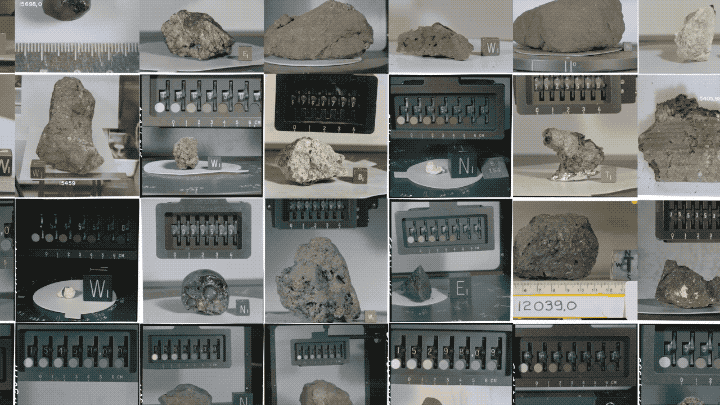 What do moon rocks look like? Pretty cool, actually