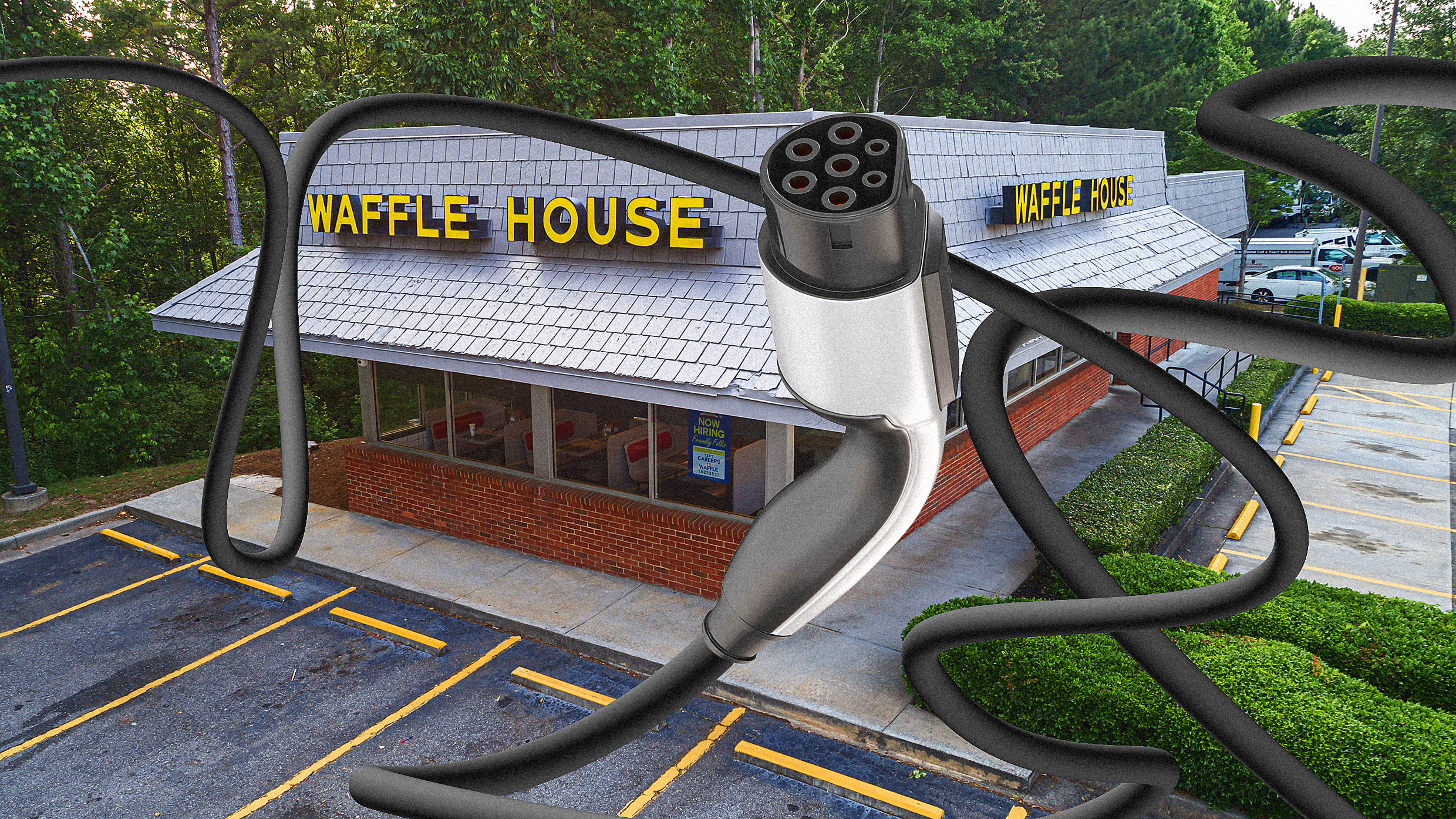 A Waffle House in Tennessee is about to get EV chargers in its parking lot