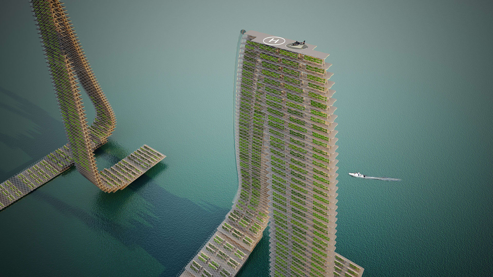These Floating Vertical Farms Are Designed To Bring Local Food To The Densest Urban Areas