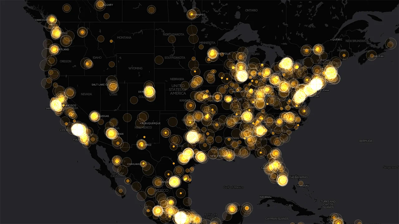 Infographic: This Twitter Heat Map Reveals The Most Obsessed-Over Oscar ...