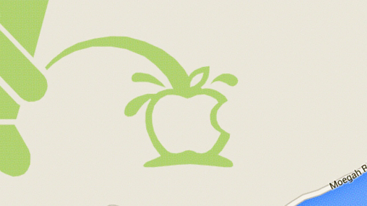 Apple Logo And Android Logo
