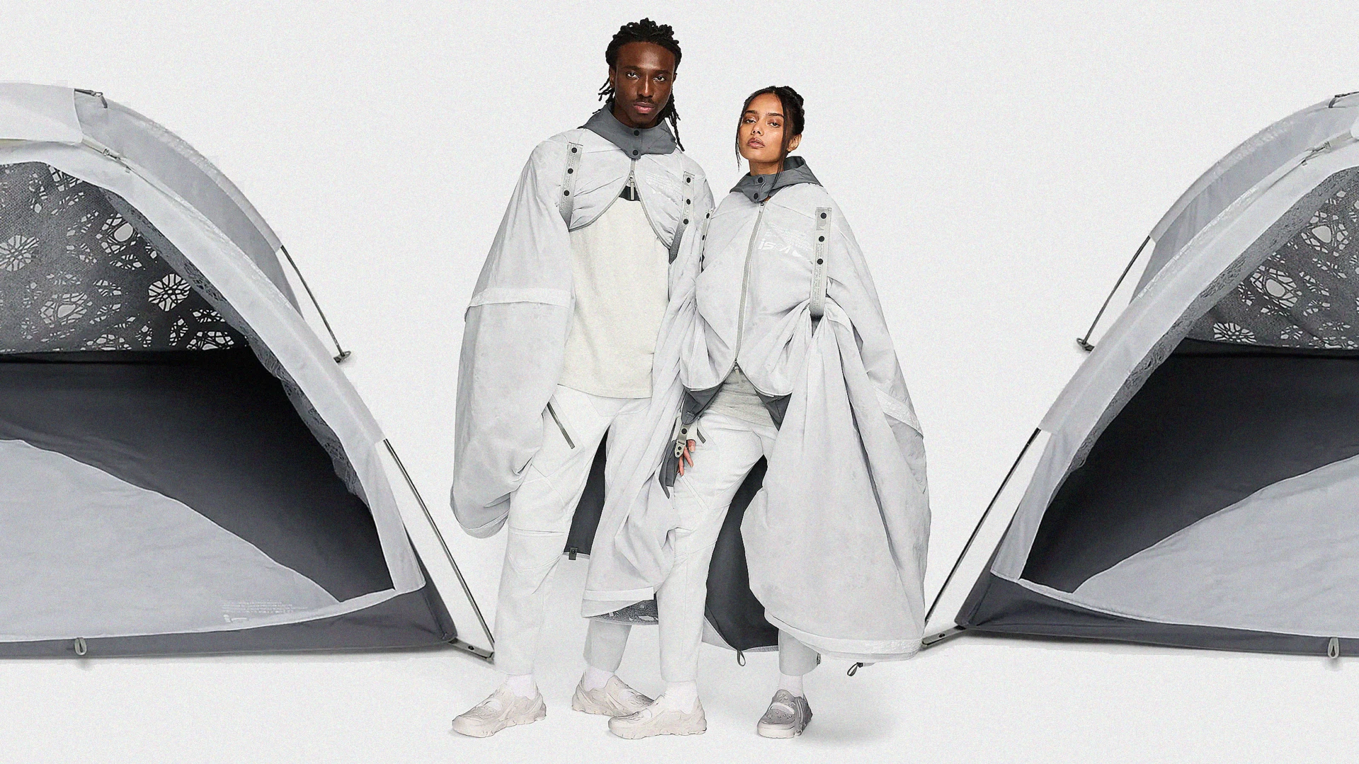 Nike ISPA's futuristic new poncho doubles as a tent - Fast