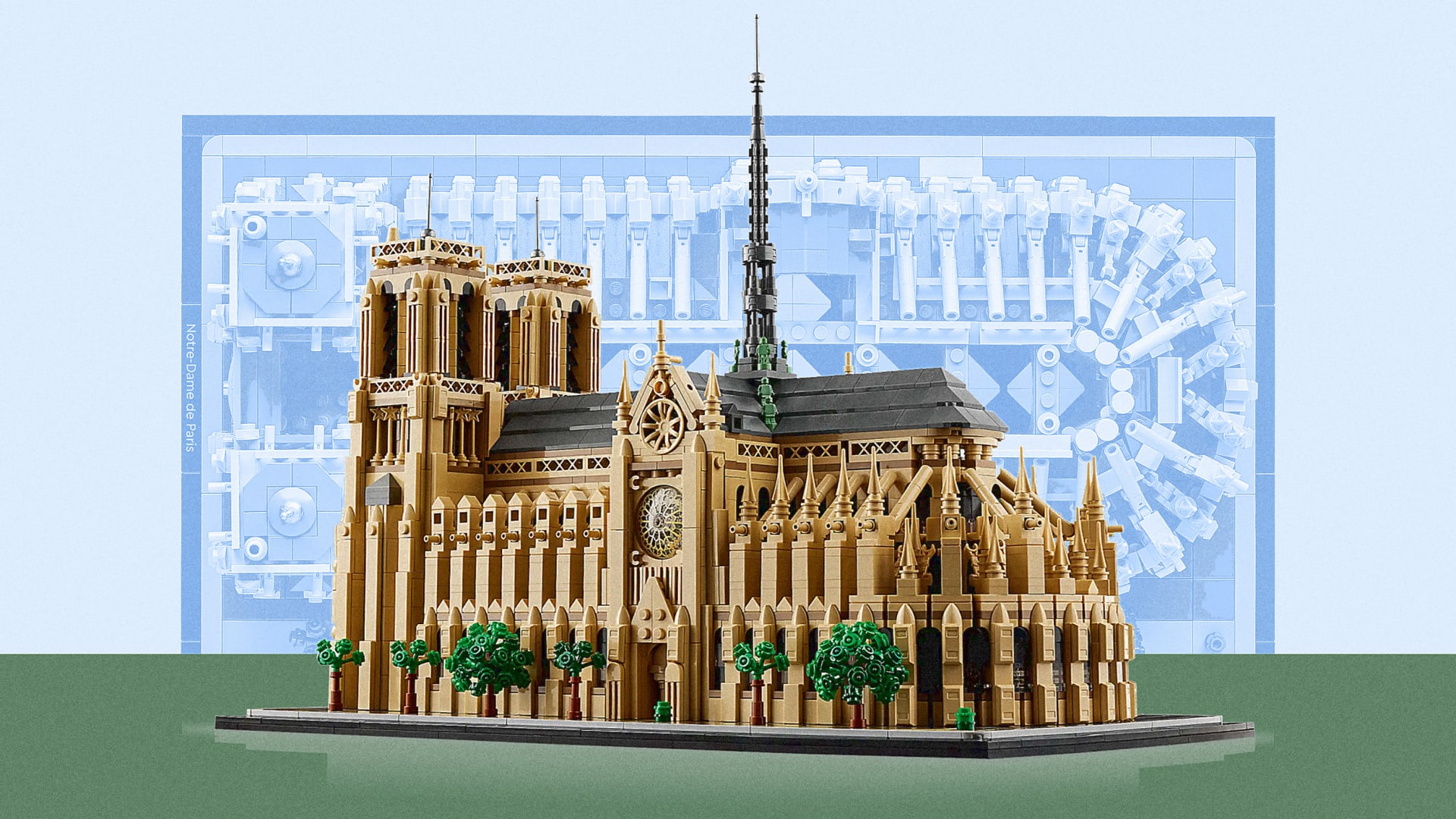 Notre dame cathedral lego set online