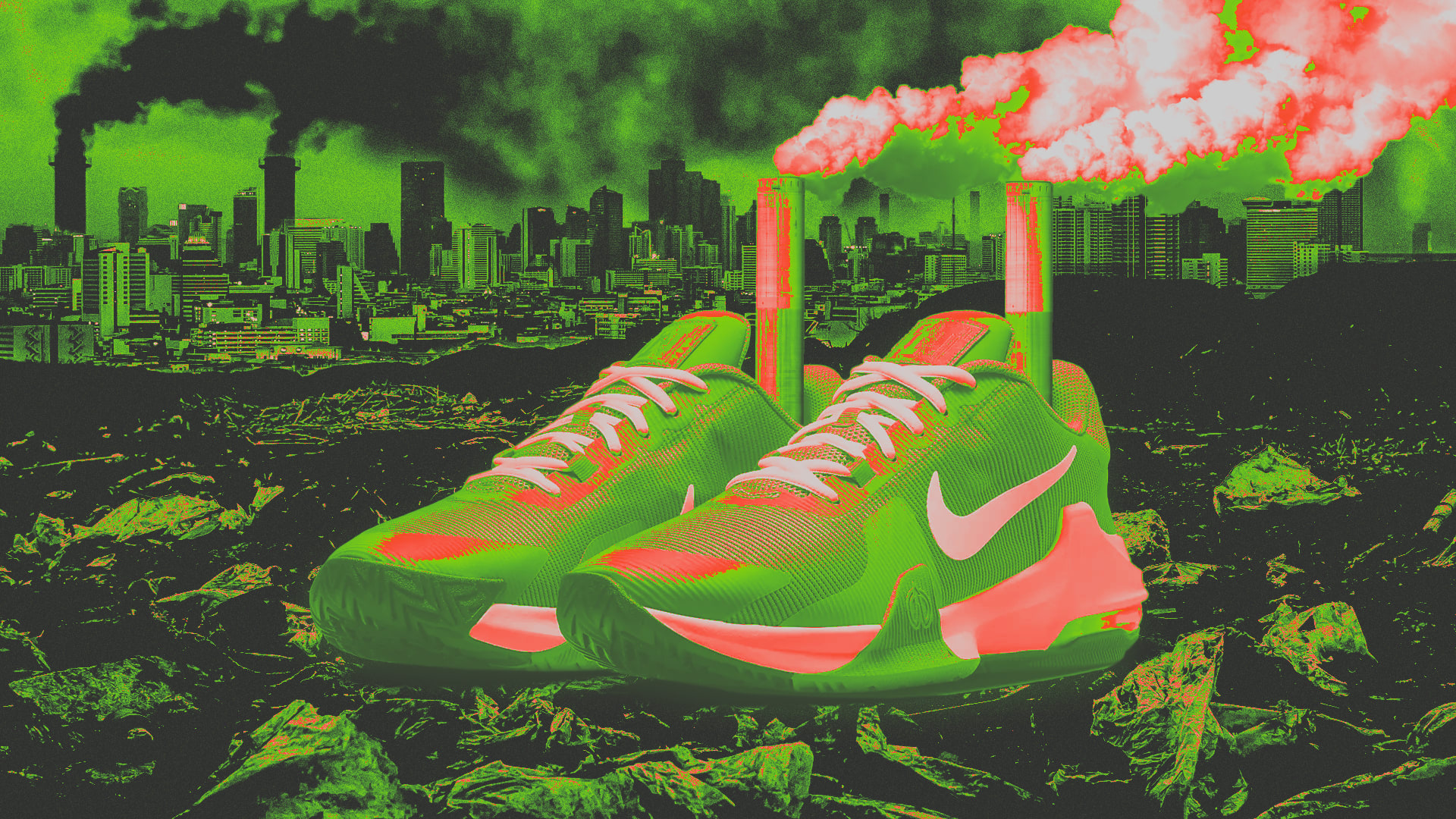 Nike makes bold climate pledges. It also laid off much of its ...