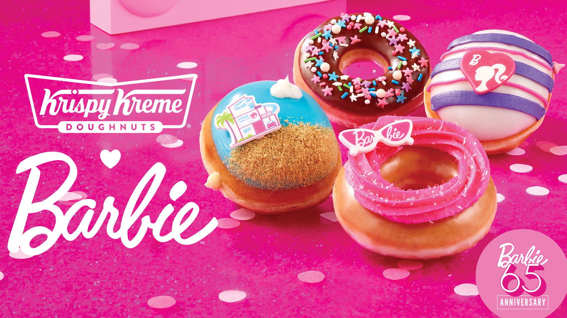 Barbie doughnuts: Wear pink on Saturday to get a free Krispy Kreme