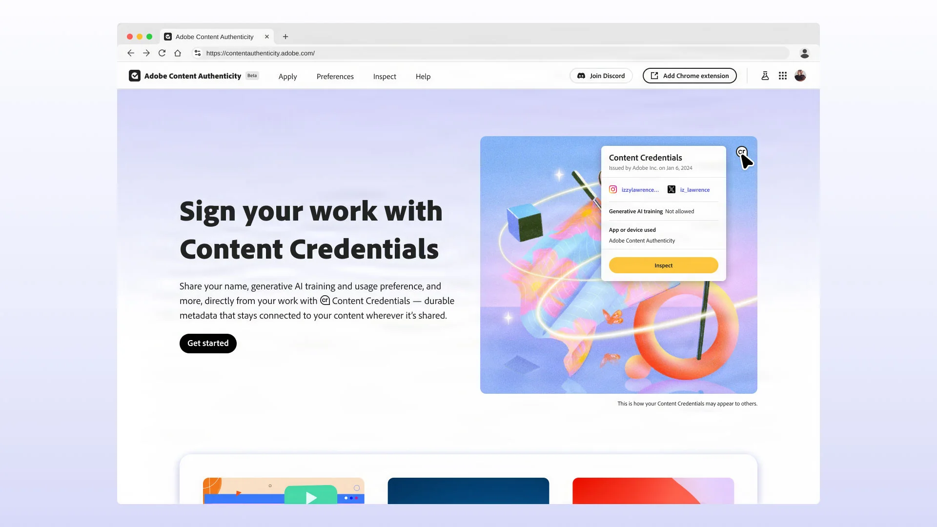 Adobe is debuting a new web app for creator attribution and protection ...