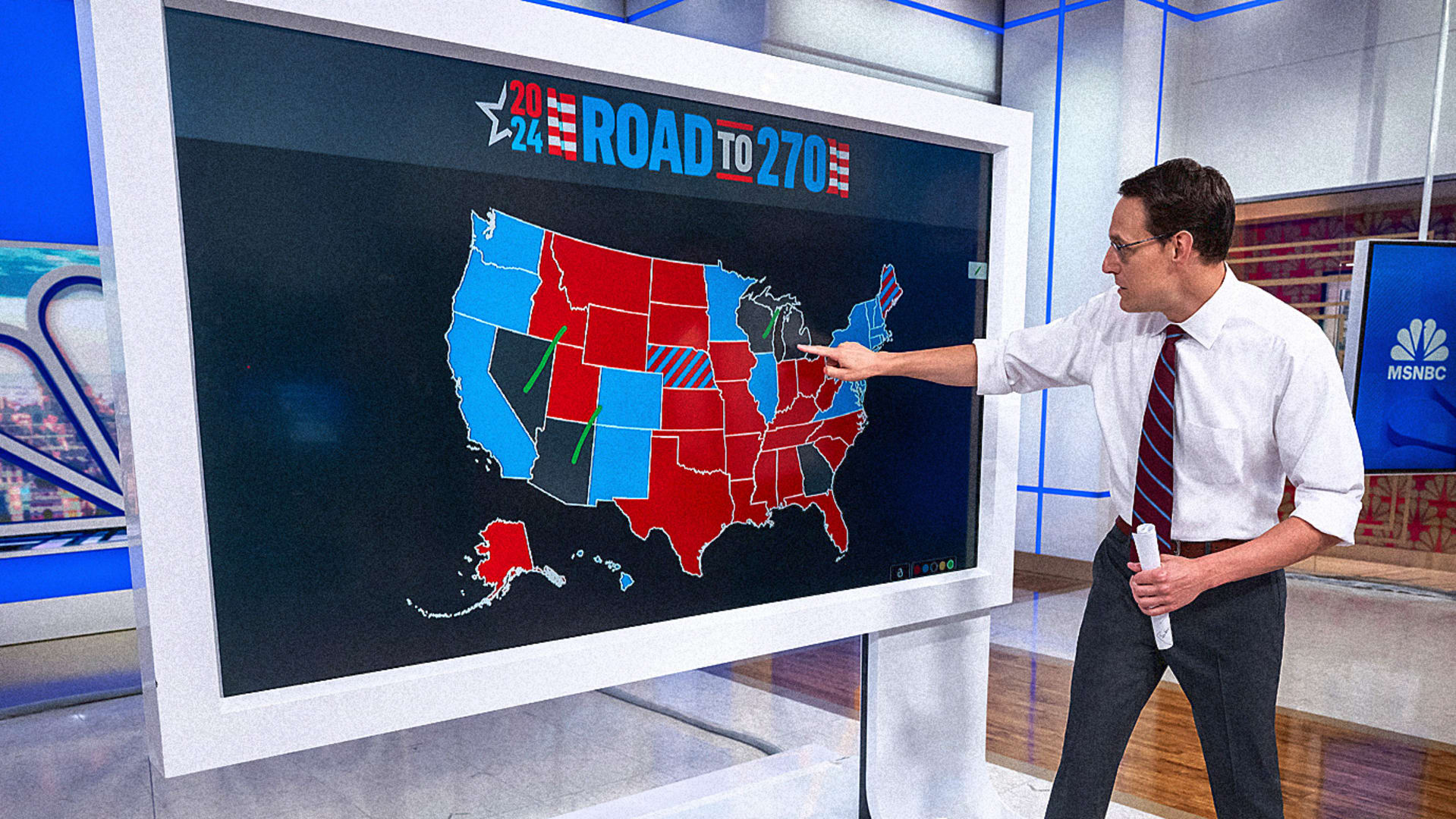 NBC's new 'Big Board' makes election results easier to understand