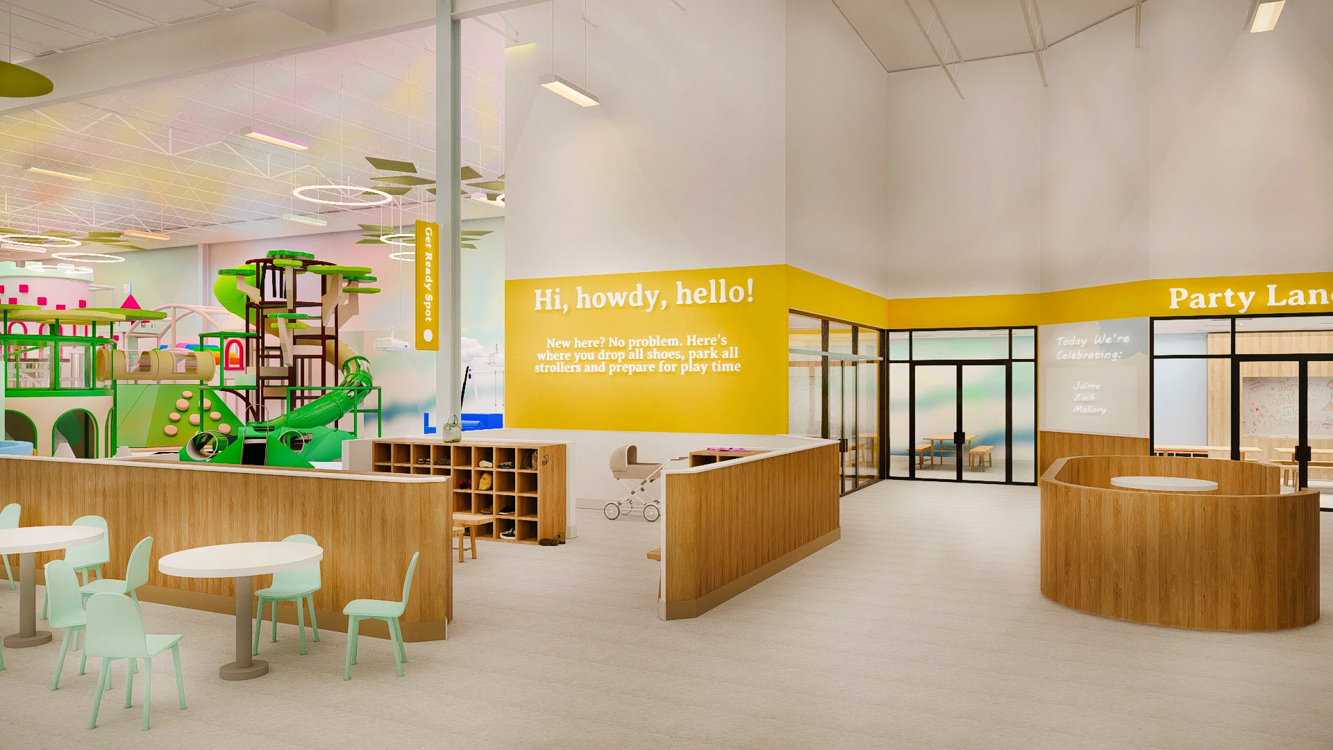 This ultra-popular trampoline park just designed a whimsical playspace for toddlers