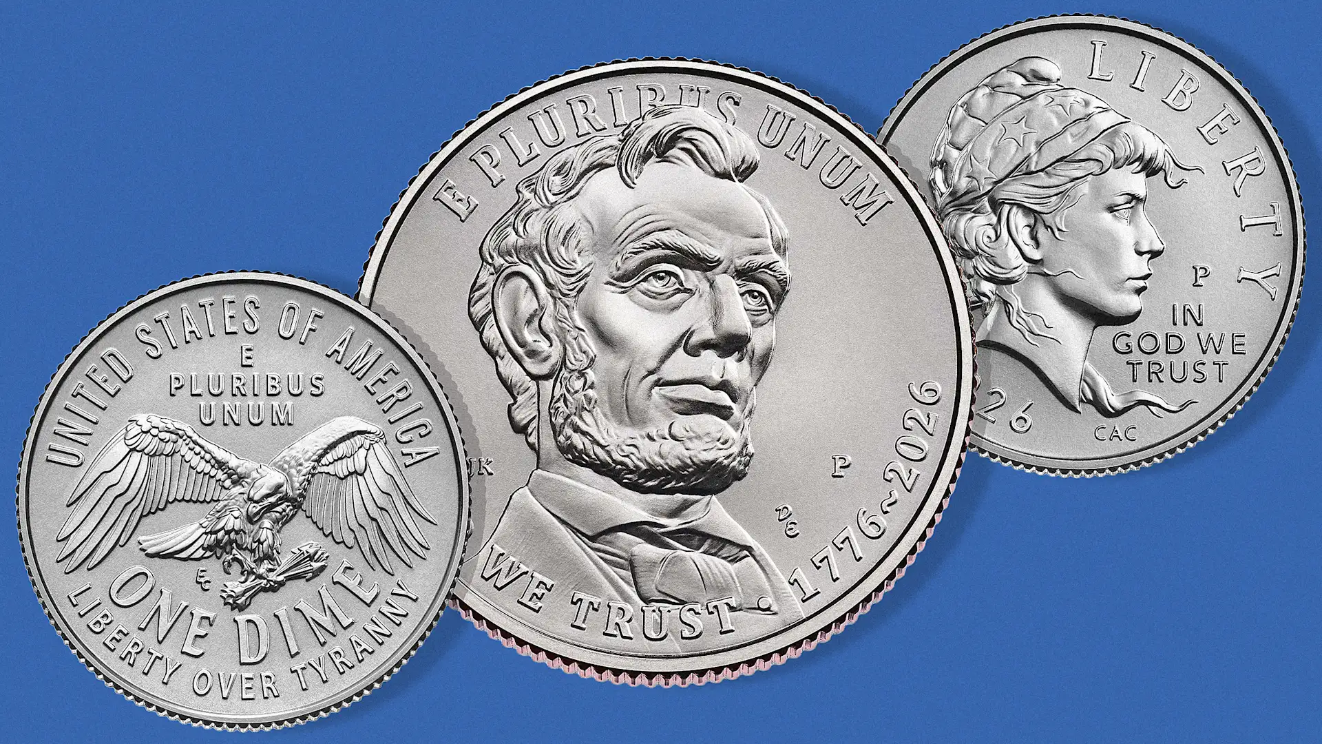 U.S. Mint reveals coins for 250th anniversary of U.S. independence