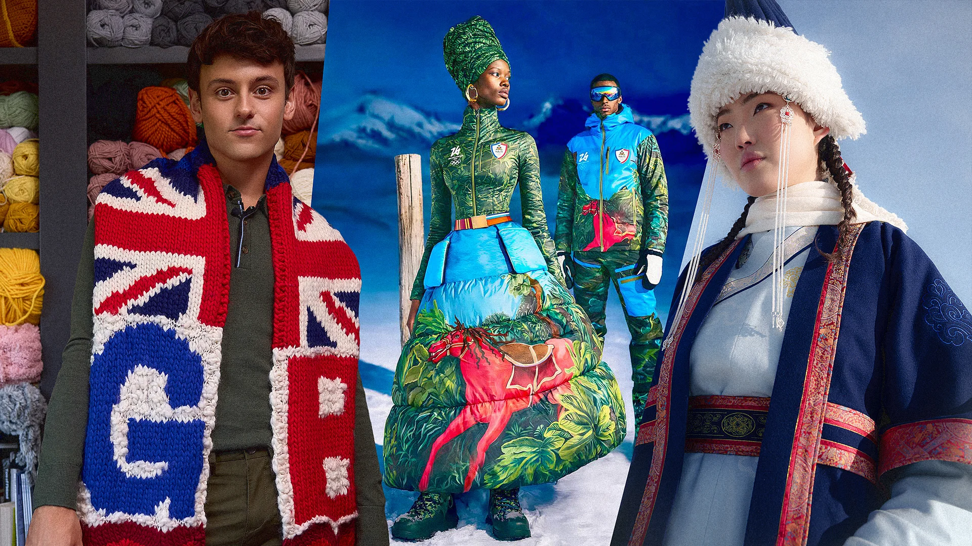 navy blue dress for baby girl The 3 best uniforms at the Winter Olympics opening ceremony