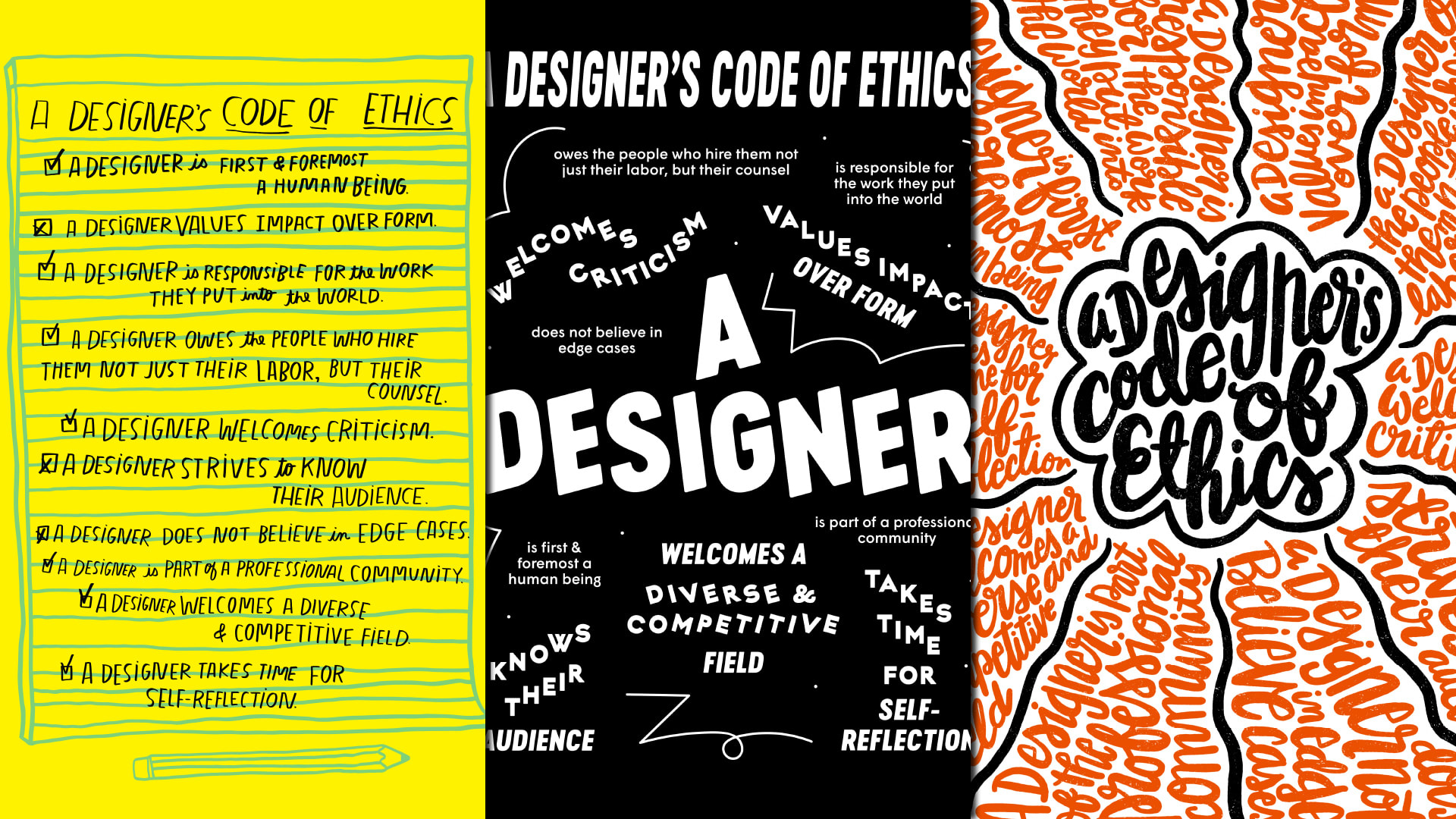 7 Designers Draw Their Code Of Ethics - Fast Company