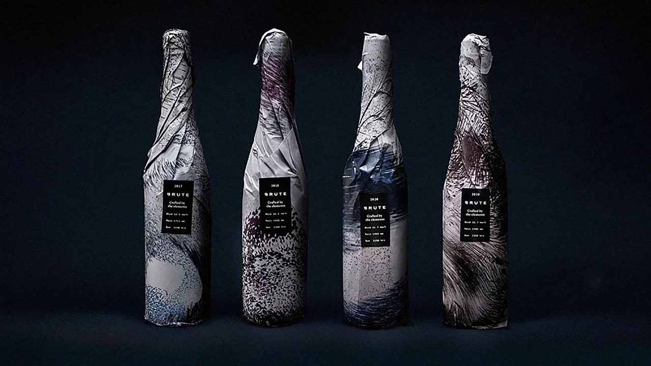 wine label wallpaper
