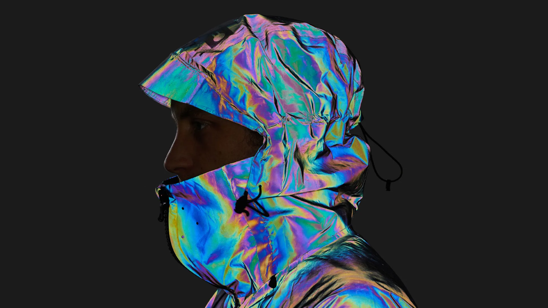 This crazy, color-morphing jacket mimics natural camouflage