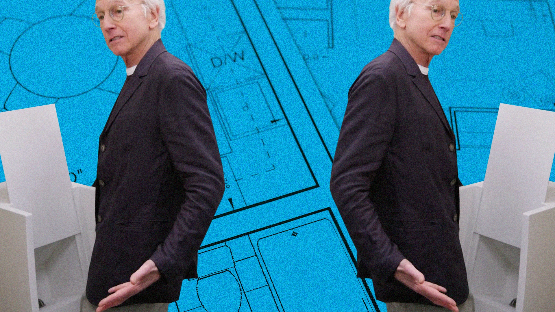 Larry David's urinal designs on 'Curb Your Enthusiasm' are an ergonomic ...