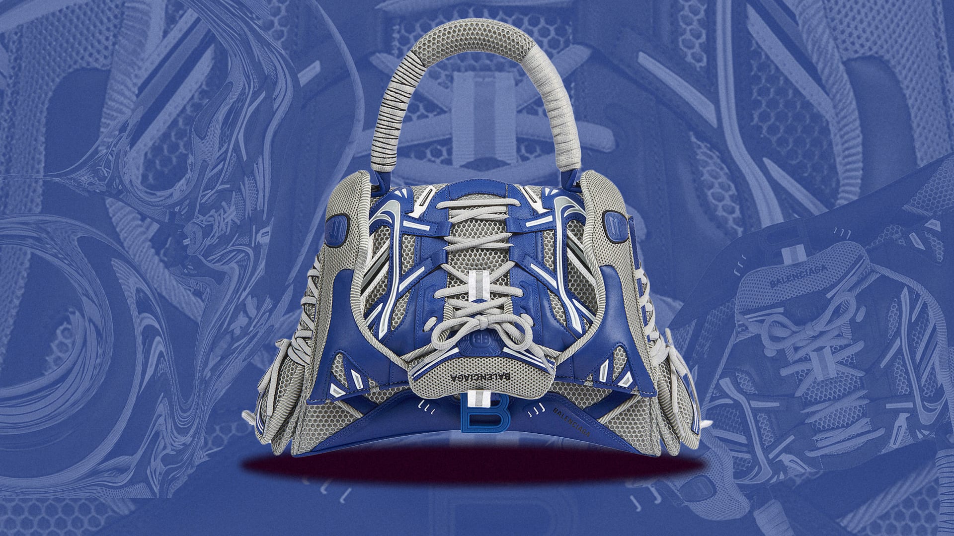 【archive】 BALENCIAGA Blue Shoes-bag Wear a $2,000 shoe on your arm with Balenciaga's wild new