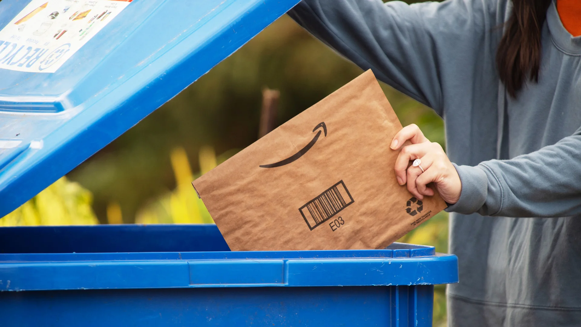 Amazon is trying to shrink its single-use plastic. It's kind of working