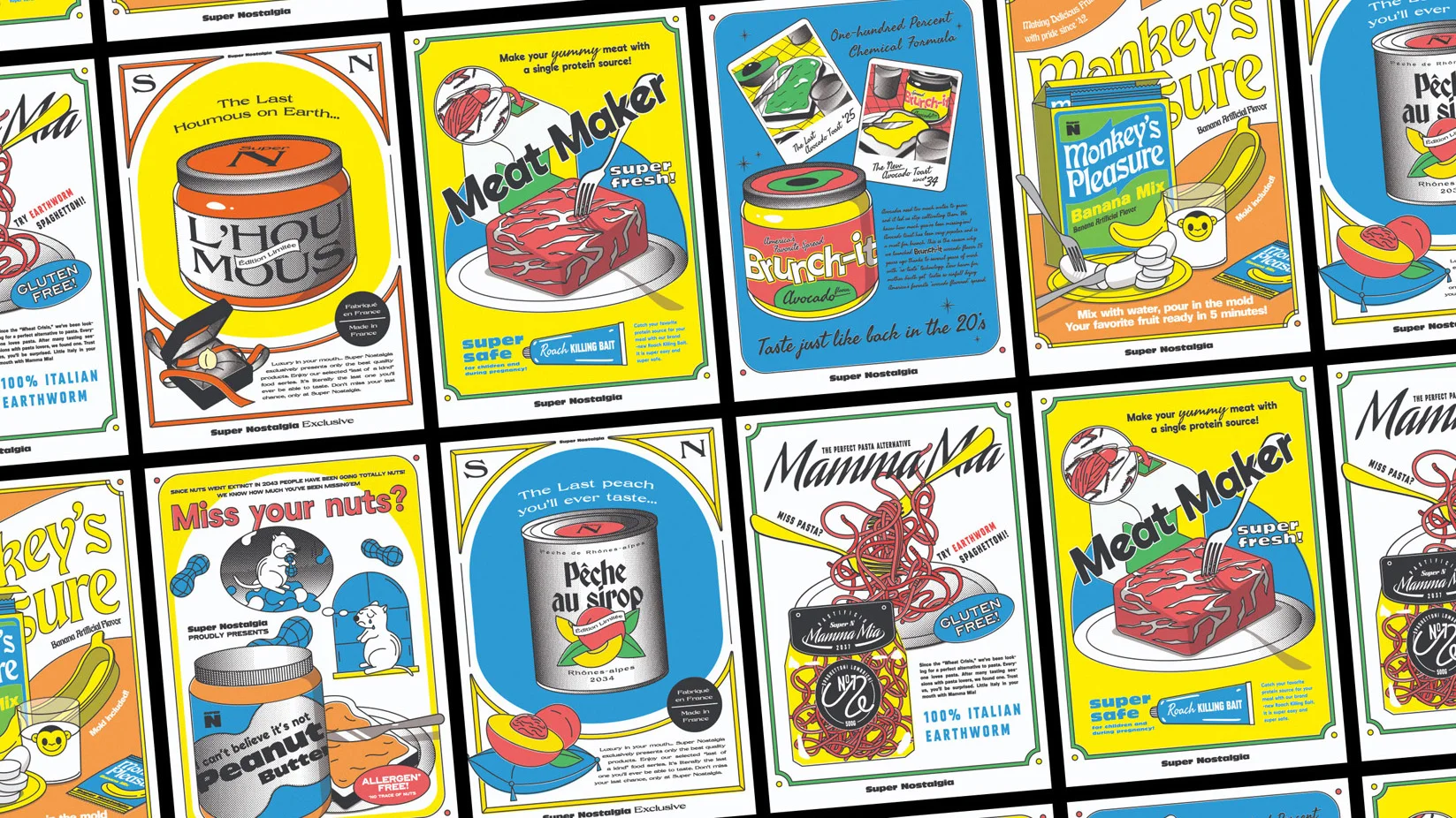 vintage cooking posters