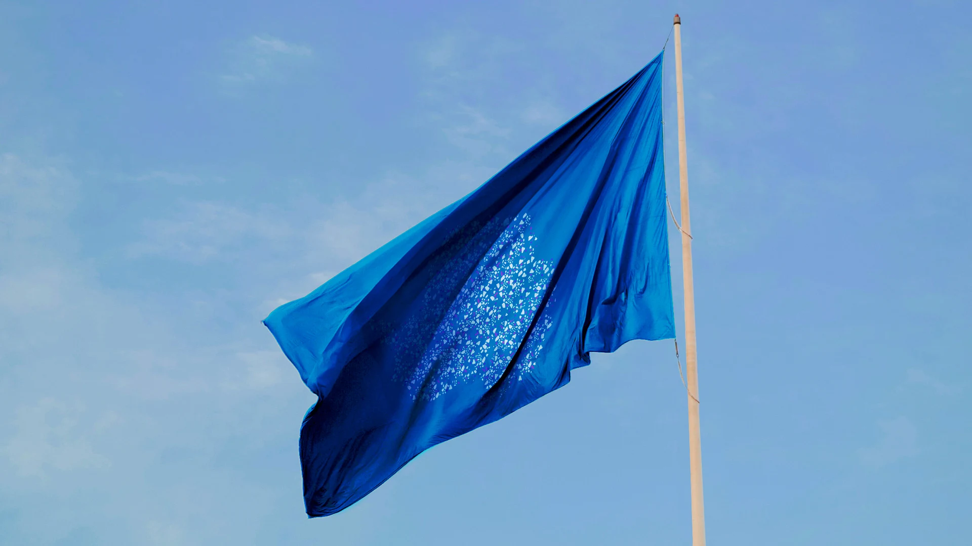 The alarming reason Antarctica #39 s new flag is covered in tiny colorful dots