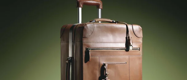 Object of Desire: Brunello Cucinelli Leather Trolly Suitcase