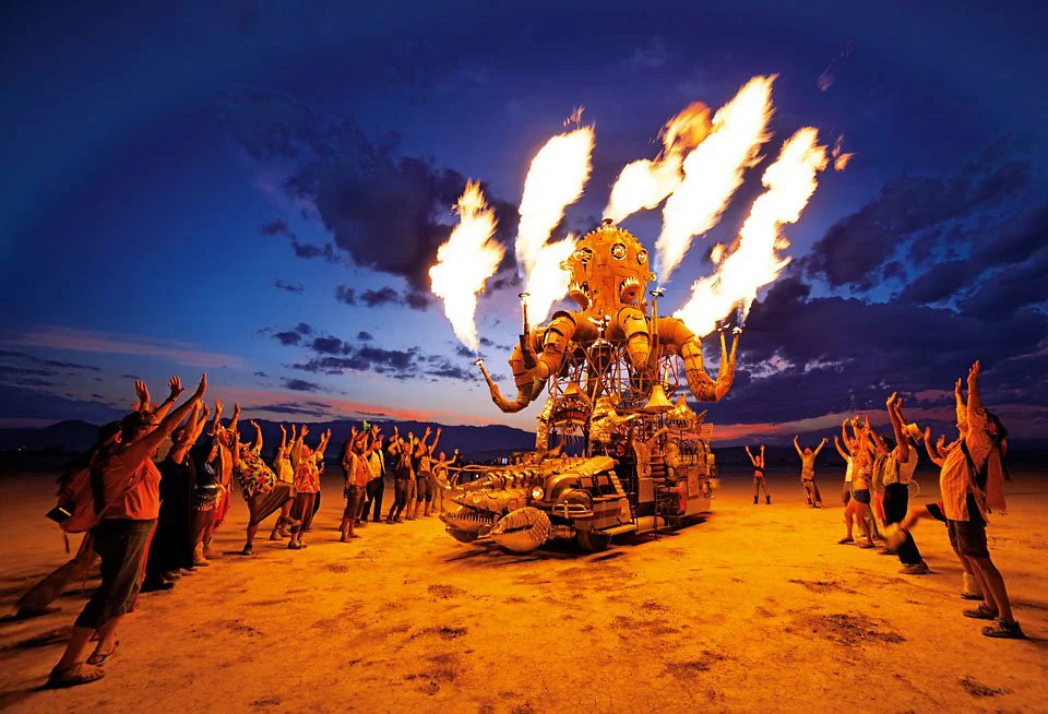 A Look Inside The Spectacular Interactive Outdoor Art of Burning