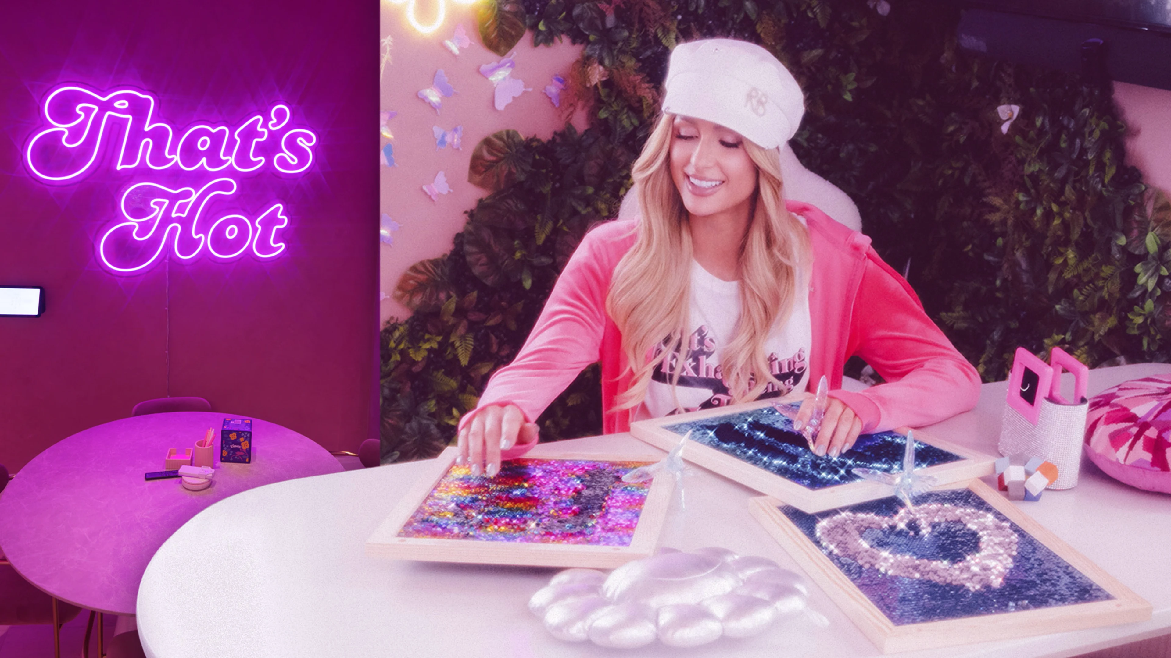 Inside Paris Hilton's new neurodivergent-friendly workspace