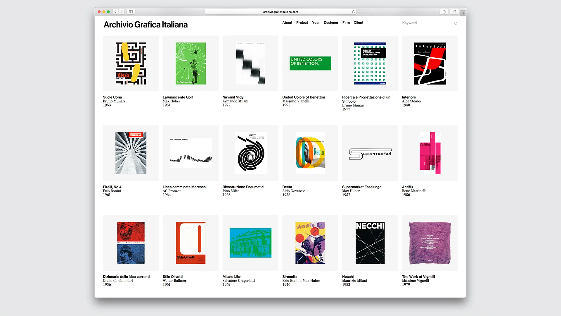 Italy's Overlooked Graphic Design Greats Get An Online Museum