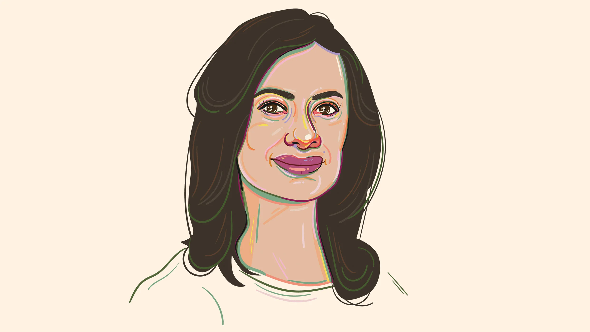 Maria Teresa Kumar, television host and CEO of Voto Latino, keeps a ...