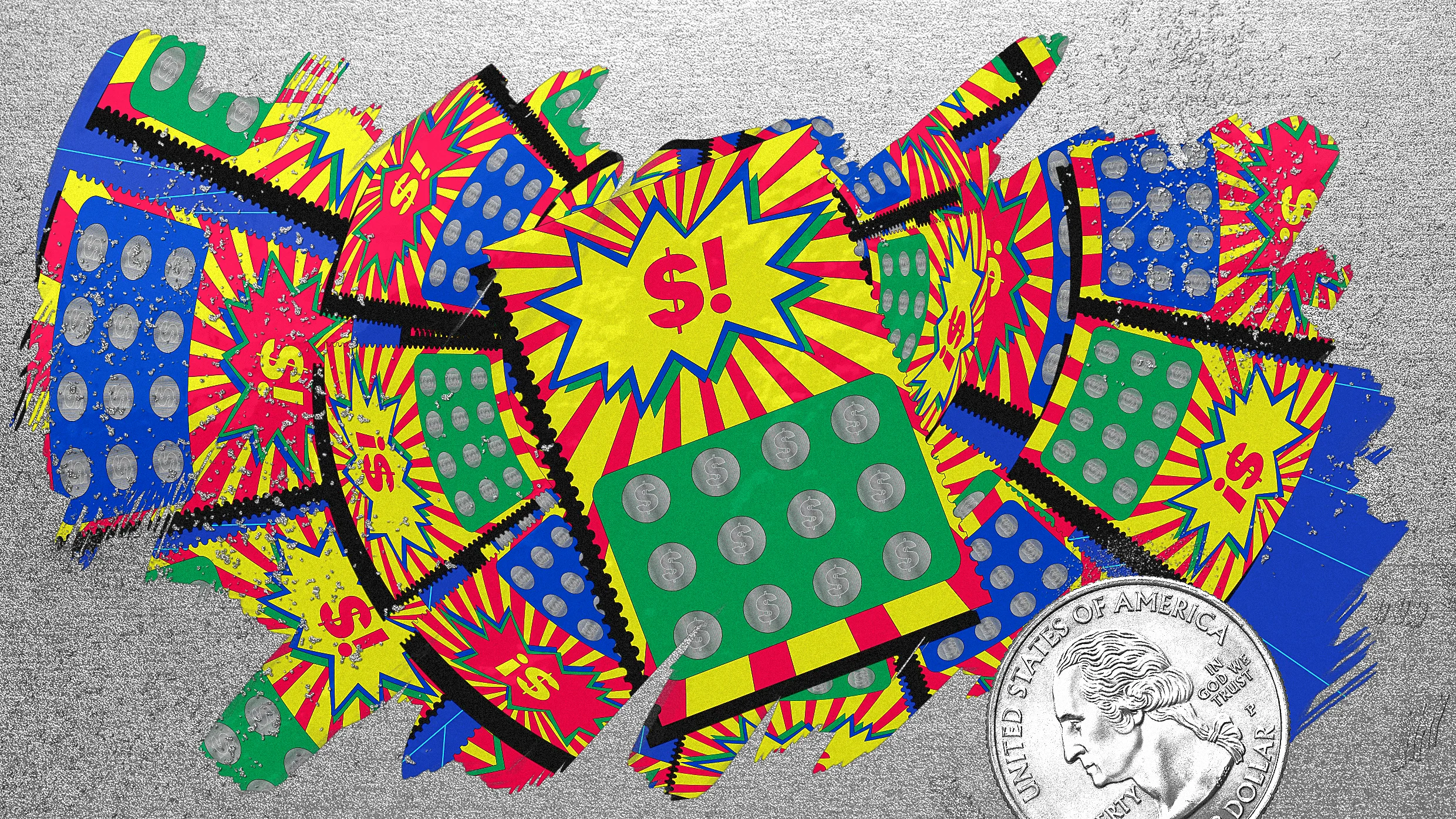 Instant lottery games are masters of dazzling design