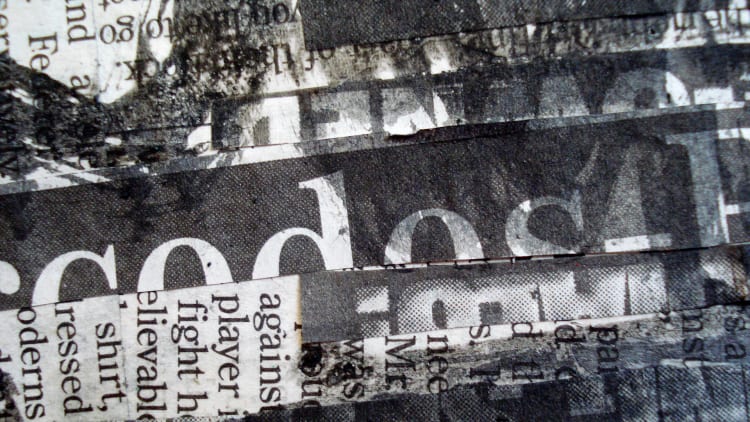 Delivering bad news concept banner