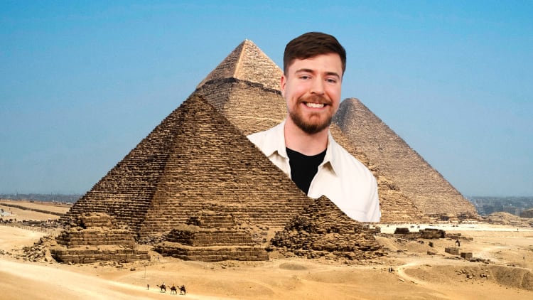 MrBeast Rents Out The Egyptian Pyramids To Create Some Content