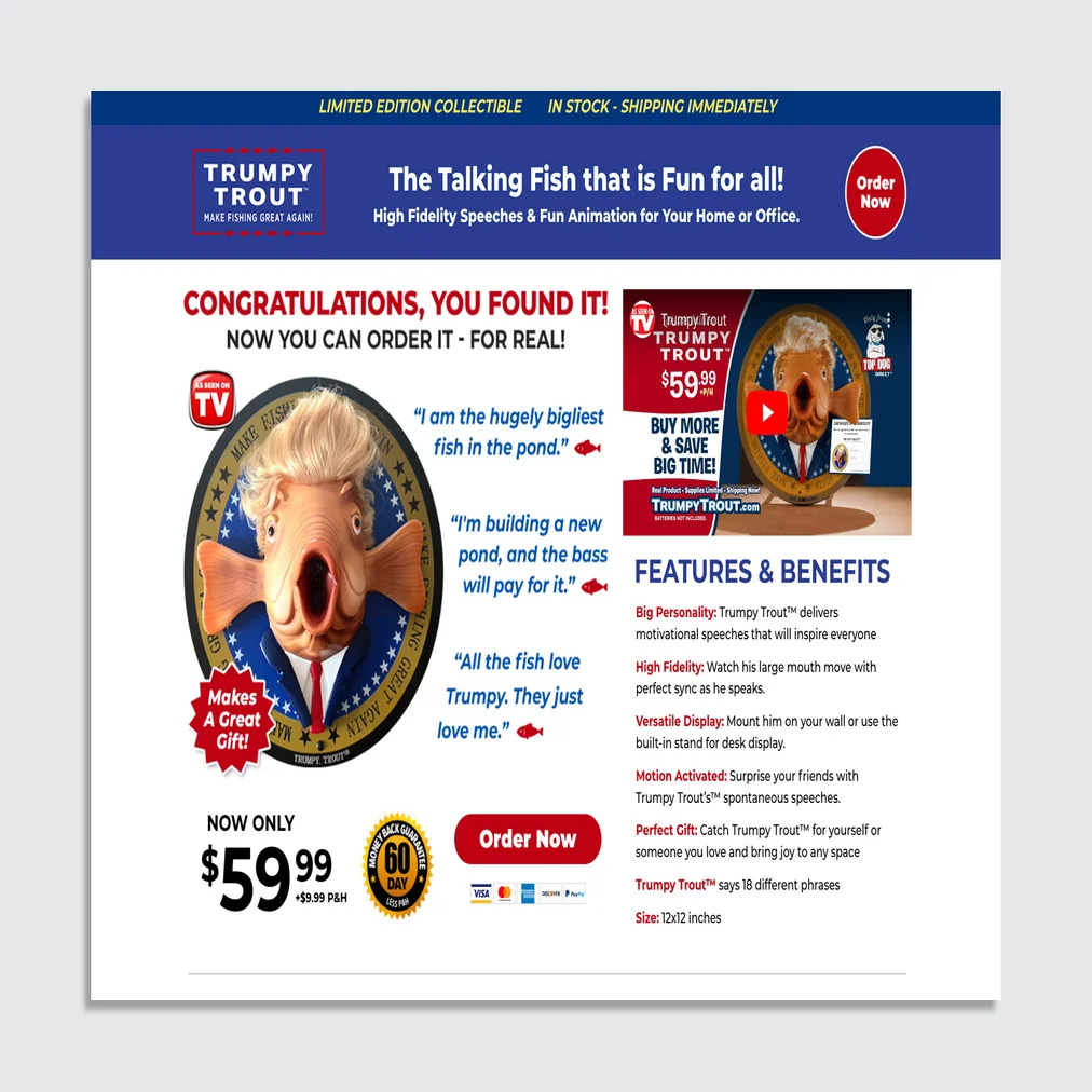 Trump Visuals This is why Donald Trump reminds you of an infomercial - Fast Company