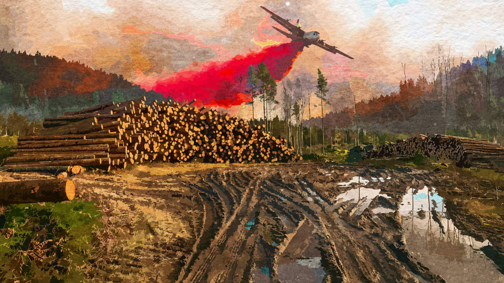 Trump's push to solve wildfires by expanding logging won't work