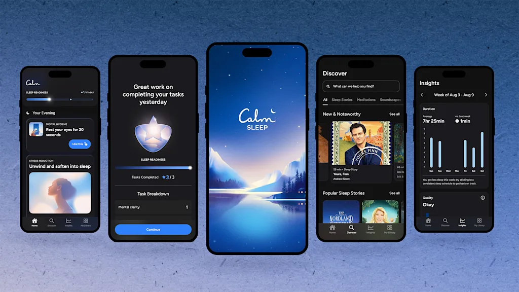 Move over meditation-Calm's new app wants to help improve bedtime all day