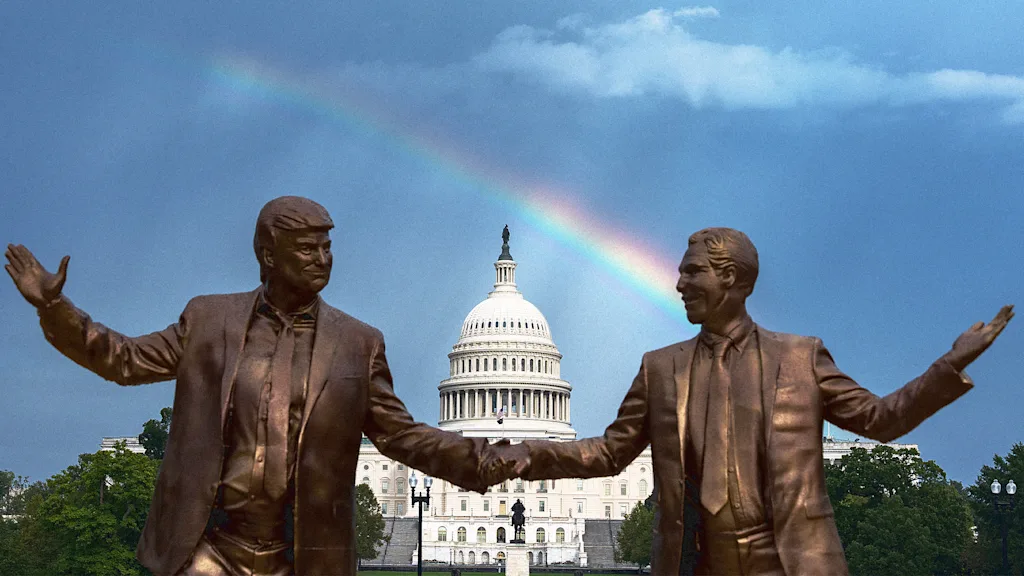 That Trump and Epstein statue has a lot in common with medieval satire