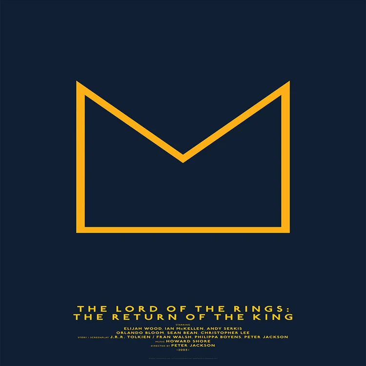 minimal movie poster design